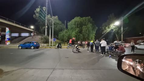 Motociclista quedó internado tras ser embestido por un automovilista