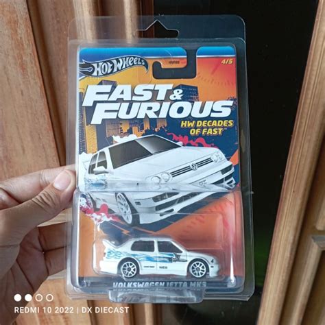 Jual Free Protector Hot Wheels Fast And Furious Volkswagen Jetta Mk Putih Hw Decades Of Fast