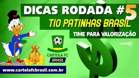 Dicas para VALORIZAR e PONTUAR ALTO na 5ª rodada do Cartola FC 2018