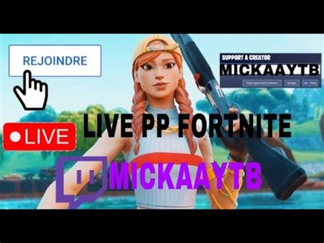 Live Fortnite Fr Partie Perso Pp Fight Chill Youtube