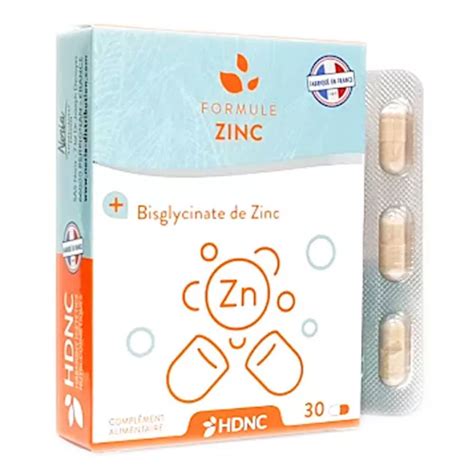 HDNC Bisglicinato De Zinc 30 Comprimidos Vegetales Disponible En Farmacias