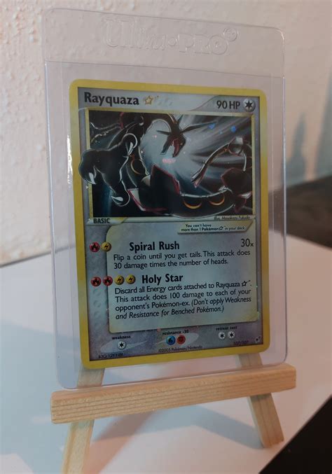 Rayquaza Gold Star In Okay Condition Worth Grading R