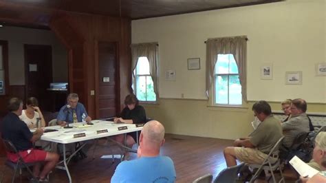 East Haddam Board Of Selectman Meeting 7192017 Youtube