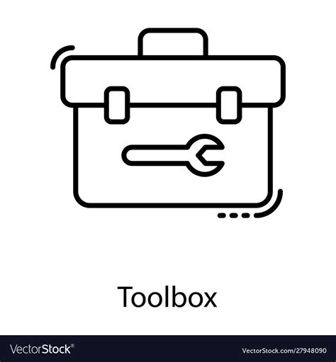 Tool box Royalty Free Vector Image - VectorStock