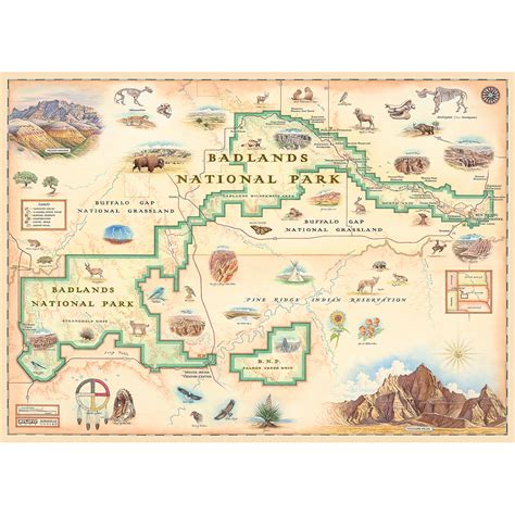 Badlands Map 1000 Teile MASTER PIECES Puzzle Online Kaufen