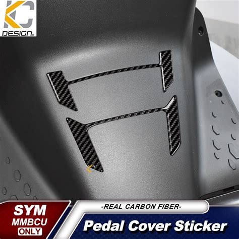 Carbon Fiber Decals Stickers Center Console Moto Dashboard Meter