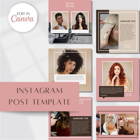 Luxe Canva Instagram Post Template Evielutions Design