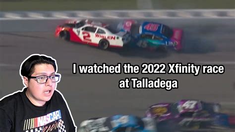 Talladega Xfinity Spring Race Reactions Youtube