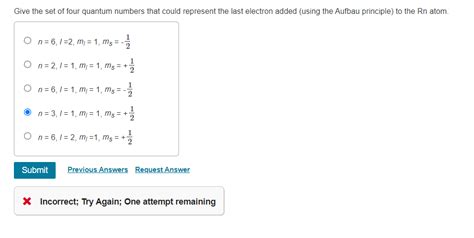 Solved Give The Set Of Four Quantum Numbers That Could Chegg