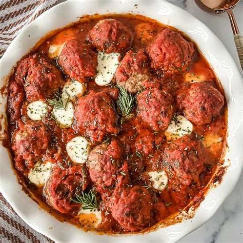 Skillet Meatball Marinara Recipe on Food52