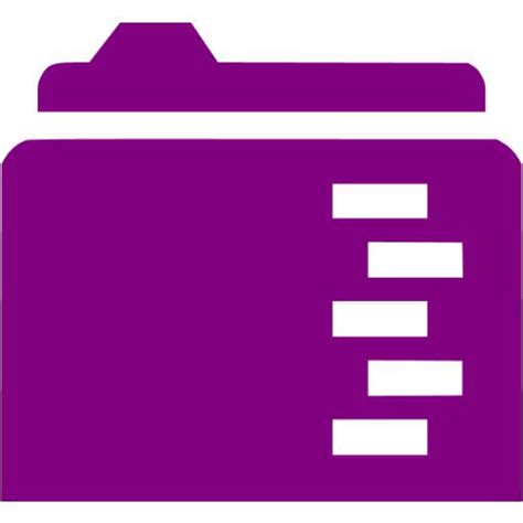 Purple Folder Icon