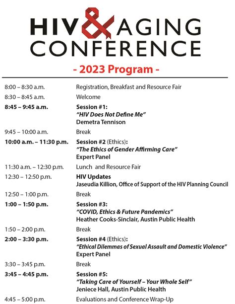 Conference Information Hiv Aging Conference