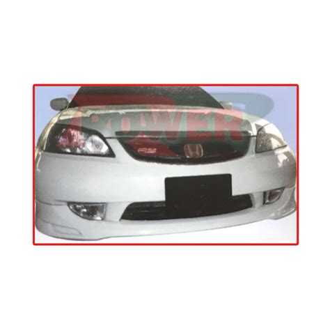 Honda Civic 1 7 Es S5a Seventh Generation 2004 Model Bumper Only Oem Style Front Skirt Rx2