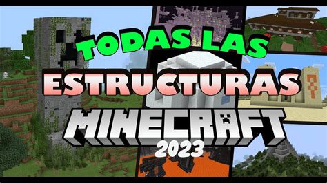 TODAS LAS ESTRUCTURAS De MINECRAFT 1 19 Minecraft Structure YouTube