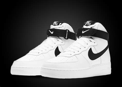 Get Strapped In With The Nike Air Force 1 High White Black - Sneaker News