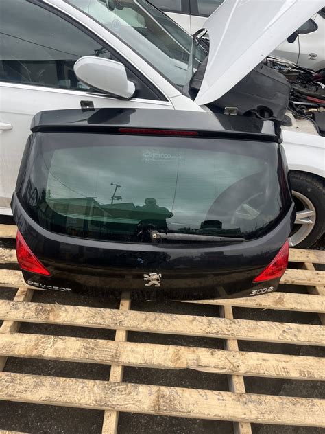 Peugeot 3008 2008-2014 MPV Upper Tailgate - Black KVTD Colour Code