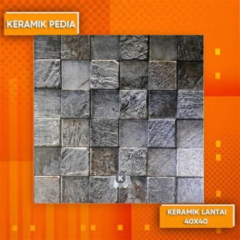 Jual Keramik Kasar Garasi Teras Mulia Cantaro Stone X Jakarta