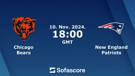 Bears vs Patriots live score & H2H | Sofascore