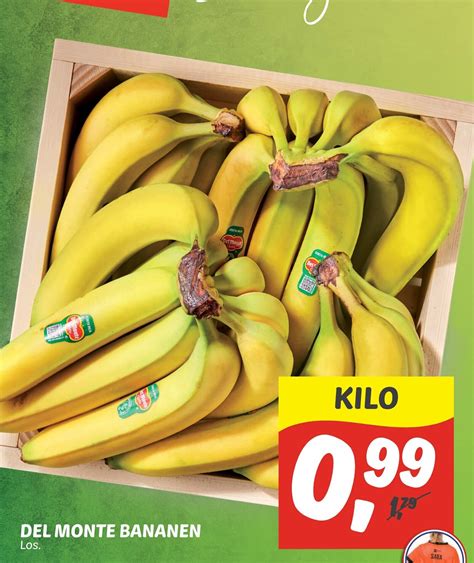 Del Monte Bananen Aanbieding Bij Dekamarkt