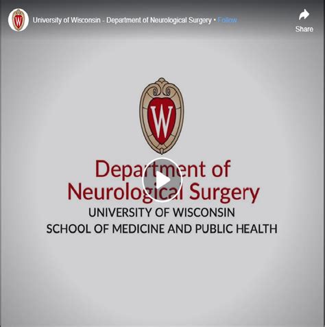 Department Of Neurological Surgery University Of Wisconsin School Of