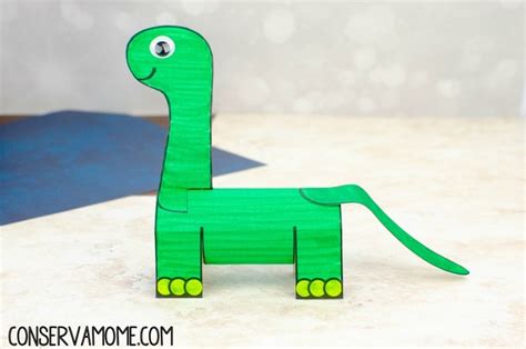 Paper Dinosaur Crafts For Kids - img-primrose