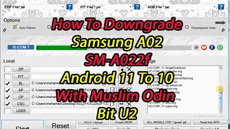 How To Downgrade Samsung A Sm A F Android To Bit U With