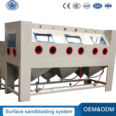 Customised Sandblasting Room Sand Blasting Booth Shot Blasting Cabinet