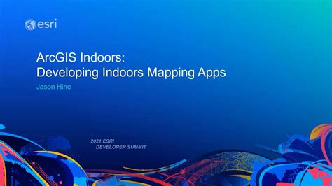 ArcGIS Indoors Developing Indoor Mapping Apps YouTube