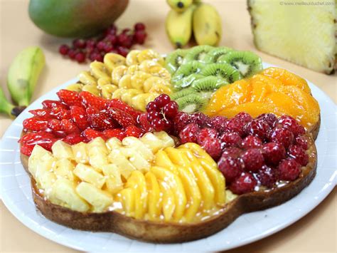 Tarte Aux Fruits Frais Fiche Recette Avec Photos Meilleur Du Chef