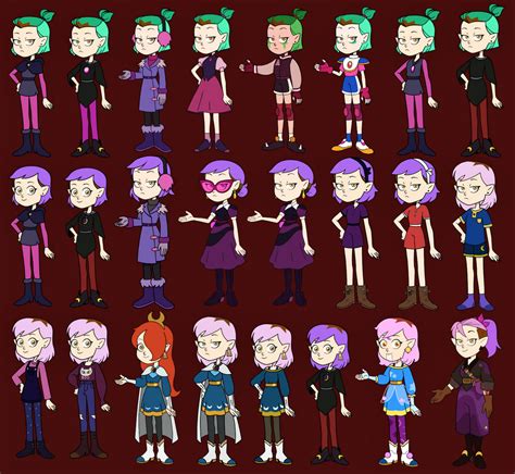 Amity Blight Character Designs By Mmmarconi127 On Deviantart