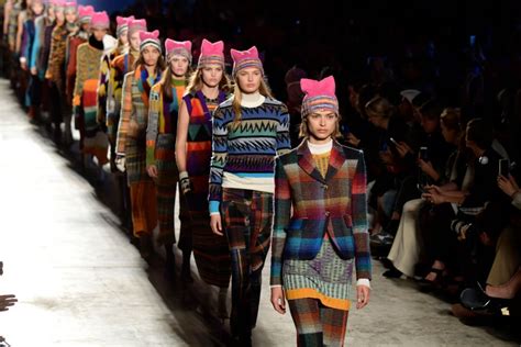 Missoni S Models Just Walked The Runway In Pussyhats To Make An