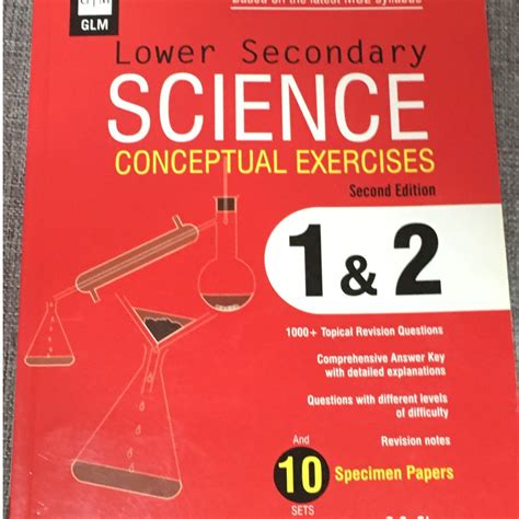 Lower Secondary 1 And 2 Science Exercise Book Conceptual Exercises Moe