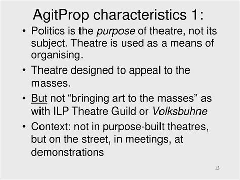 PPT - Agitprop and Workers’ Theatre PowerPoint Presentation, free ...