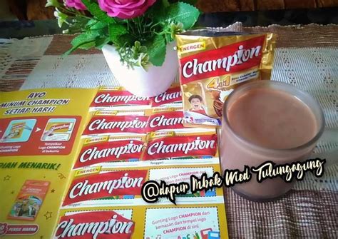 Resep Hot Energen Chocolat Champion 133 Oleh Dapur Mbak Wied