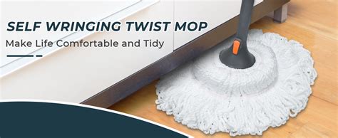 Trueyee Self Wringing Mops For Floor Cleaning Microfiber