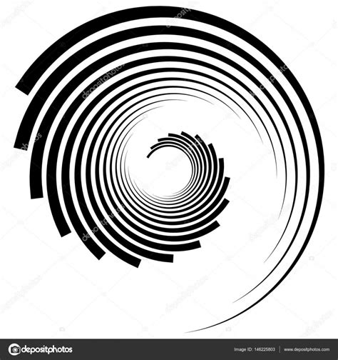 Abstract Geometric Spiral Element Stock Vector Image By Vectorguy