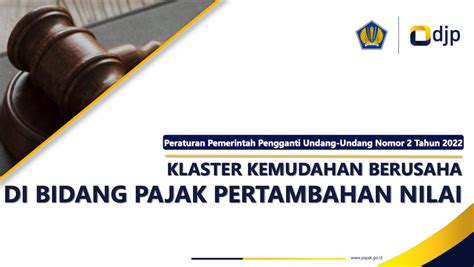 Peraturan Pemerintah Pengganti Undang Undang Nomor 2 Tahun 2022 Klaster