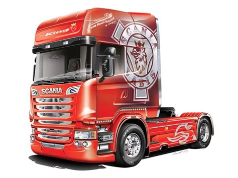 Italeri Scania R Streamline Team Chimera Th Scale Truck Model Kit