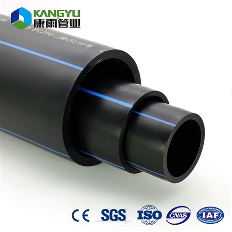 Hdpe Pe Pipe Dn20mm 1600mm Sdr11 Pn16 Large Diameter Hdpe Pipe For