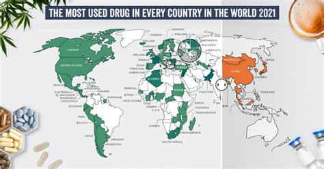 Mapped The Most Common Illicit Drugs In The World