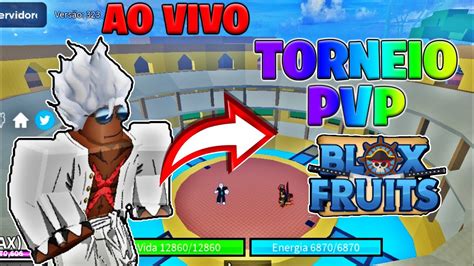 Torneio Blox Fruits Valendo Frutas Ao Vivo Roblox Youtube