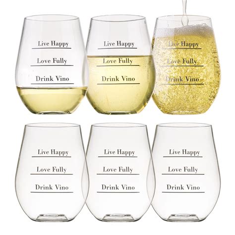 Best 12oz Stemless Wine Glasses Unbreakable Dishwasher Safe Home Easy