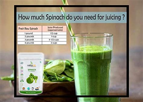 B Naturall 100 Green Spinach Leaf Powder Palak Leaf Powder 100 Gm