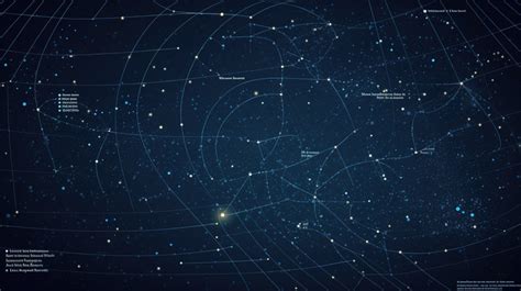 Star Constellation Image Shows The Constellations And Stars Around ...