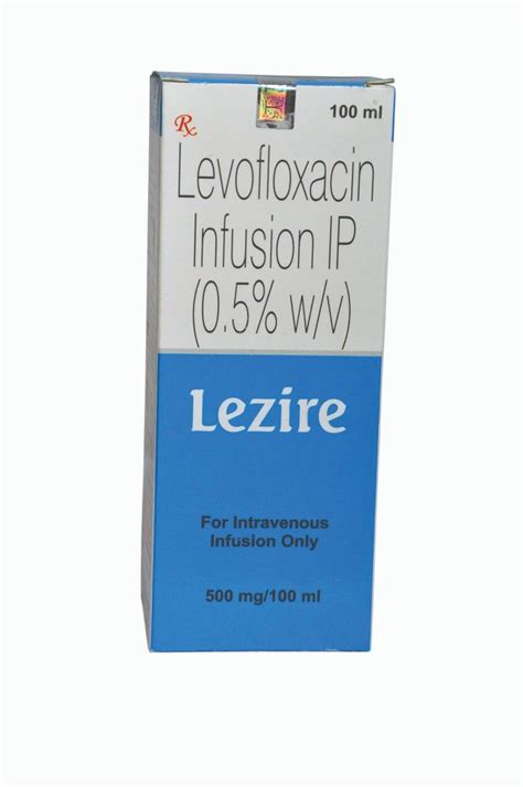 Lezire Levofloxacin Infusion Ip 0 5 W V Packaging Type Box