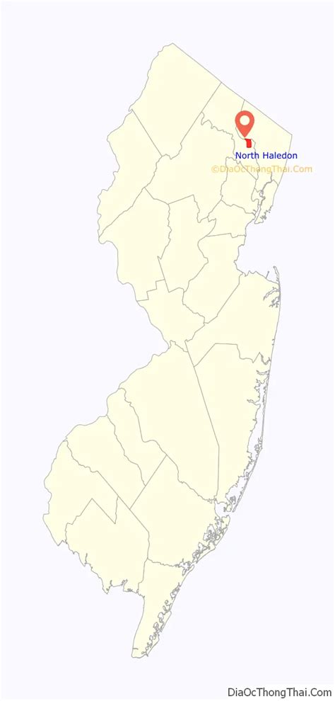 Map of North Haledon borough