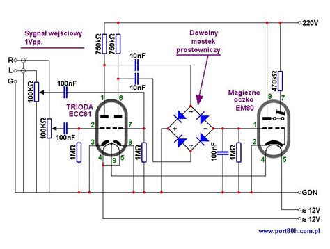 Przedwzmacniacz Lampowy Na ECC Magiczne Oko Elektroda Pl