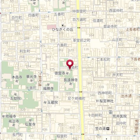 京都府京都市上京区下長者町通千本西入下る福島町 の地図 Mapfan