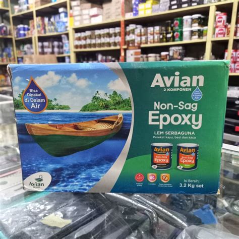 Jual Lem Serbaguna Kapal Avian Epoxy Komponen Kg Shopee Indonesia