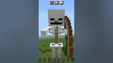 Minecraft Skeleton Statue Shorts Youtube